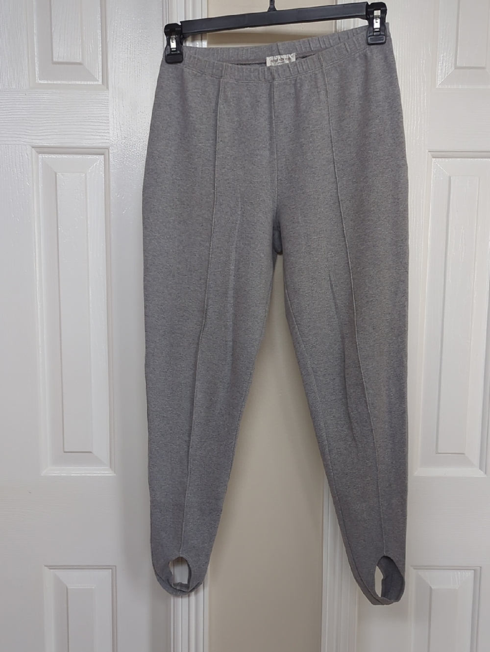 Jones New York Gray Stirrup Cotton Joggers